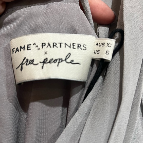 Free people x fame partners pleated dress - Picture 2 of 3